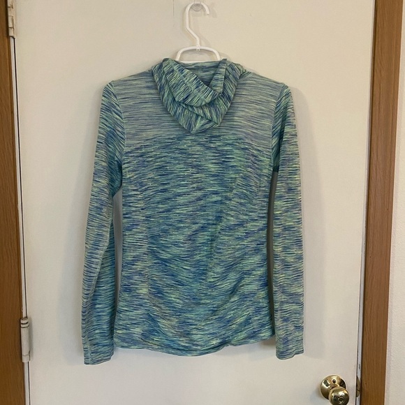 Ladies Athleta long sleeve, hooded pullover - Picture 2 of 3